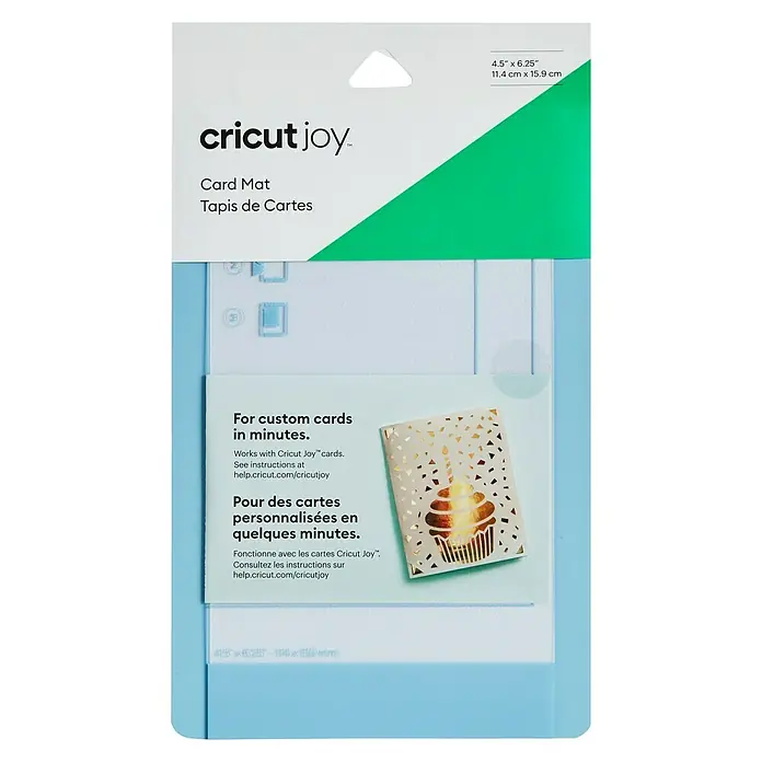 Cricut Joy Schneidematte Card Mat - L x B: 15,9 x 11,4 cm, Passend für: Cricut Joy Einlegekarten - Cricut Joy Kartenmatte: Erstellen Sie individuelle Karten im Handumdrehen. Die Matte ist 11,4 x 15,9 cm groß und einfach zu verwenden.