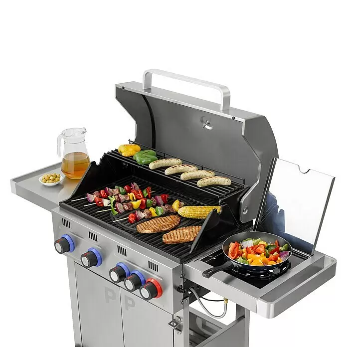 Tepro Gasgrill WellingtonGrillfläche (B x T): 66 x 38 cm, 14,2 kW, Anzahl Brenner: 4