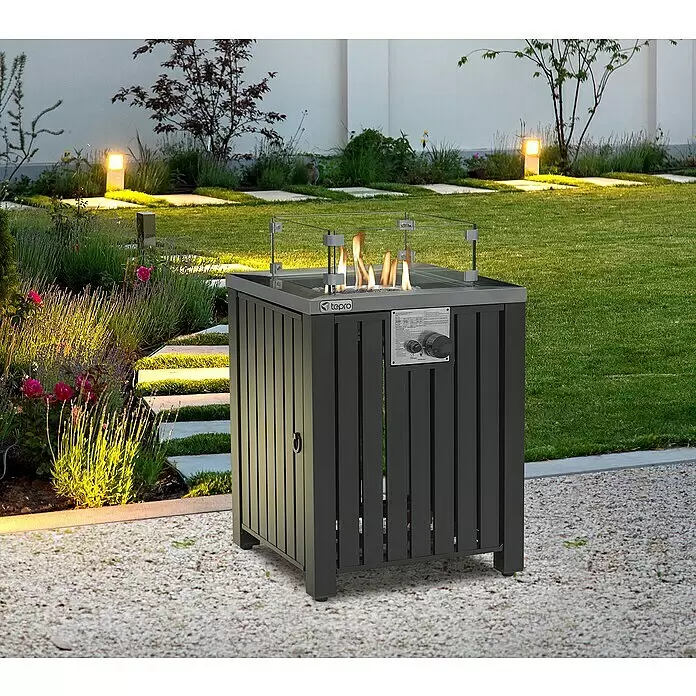 Tepro Feuerstelle Topeka - 50 x 50 x 78 cm, Metall - Stimmungsaufnahme