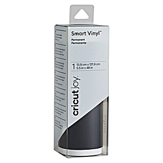 Cricut Joy Vinylfolie Smart Vinyl Permanent (Schwarz, 121,9 x 13,9 cm, Dauerhaft klebend)