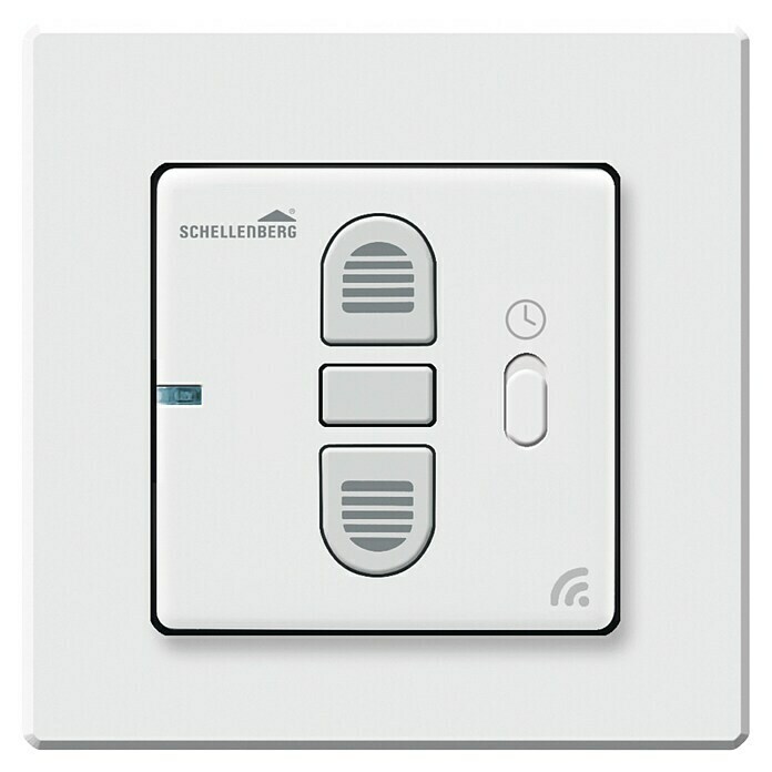 Schellenberg Funk-ZeitschaltuhrGeeignet für: 5 Funkmotoren, Aufputz Front View