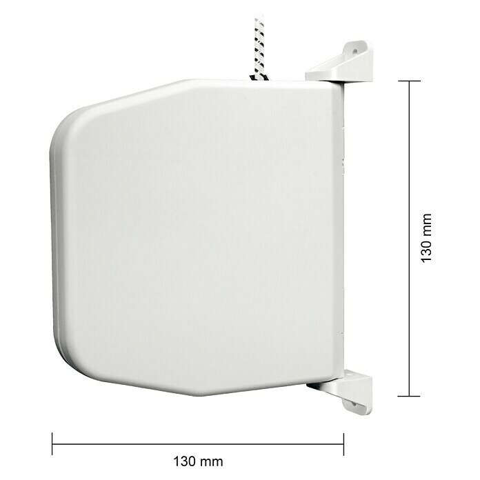 Schellenberg Rollladen-GurtwicklerAufputz, Lochabstand: 155 mm Sketch