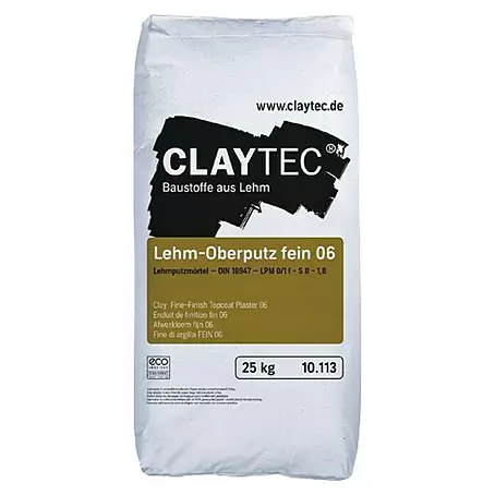 Claytec  Lehm-Oberputz Fein 06