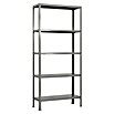 Simonrack Simonhome Metallregal (L x B x H: 30 x 80 x 180 cm, Traglast: 150 kg/Boden, Anzahl Böden: 5 Stk., Grau)