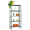 Simonrack Simonhome Metallregal (L x B x H: 30 x 80 x 180 cm, Traglast: 150 kg/Boden, Anzahl Böden: 5 Stk., Grau)