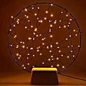 Konstsmide LED-Weihnachtsdekoleuchte Ring (8 x 36 x 39,5 cm, Schwarz, Netzbetrieben, LED) | BAUHAUS