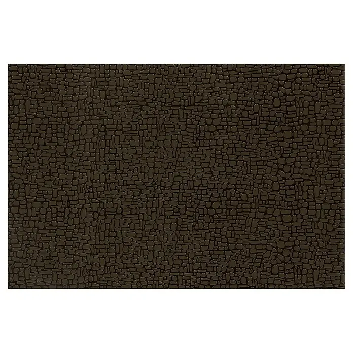 Dekomatte Kieselstein - L x B: 45,7 x 30,5 cm, Braun - Braunes Krokodilleder-Muster mit glänzender Oberfläche. Ein stilvolles und robustes Material für hochwertige Anwendungen.