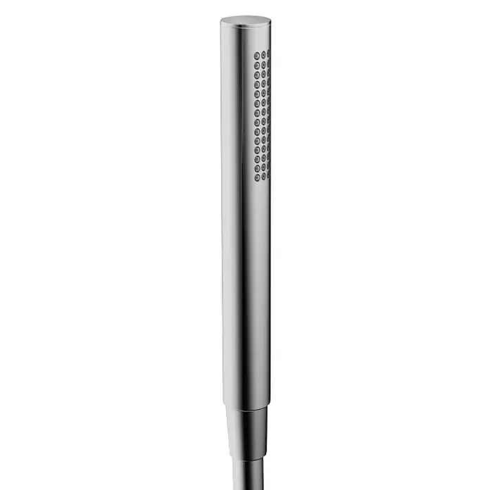 Hansa Stilo Handbrause - Anzahl Funktionen: 1 Stk., Durchmesser: 2,5 cm, Chrom - Handbrause aus Chrom, mit einem minimalistischen, zylindrischen Design und feinen Wasserdüsen für ein entspannendes Duscherlebnis.