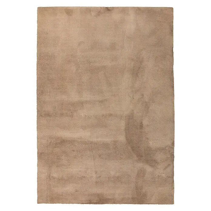 Alfombra de pelo corto Toscana - Beige, 300 x 200 cm, 100% Poliéster - Alfombra rectangular beige con una textura sutil, creando un ambiente acogedor y cálido en cualquier habitación. Diseño simple y elegante.