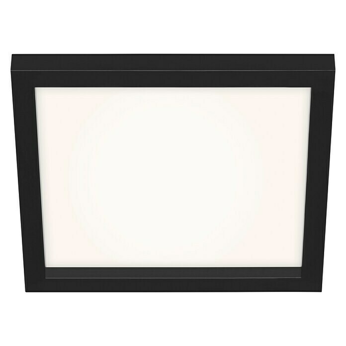 Briloner LED-Panel (18 W, L x B x H: 29,5 x 29,5 x 8 cm, Schwarz, Warmweiß) | BAUHAUS