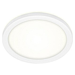 Briloner Plafón LED para exterior Dusseldorf (8 W, Blanco, IP44)