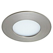 Briloner Downlight empotrable LED redondo Flat (5 W, Ø x Al: 75 cm x 27 mm, Níquel mate, Blanco neutro) | BAUHAUS