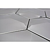 Mosaikfliese Hexagon HXM 10SG (26,2 x 23 cm, Edelstahl, Silber)