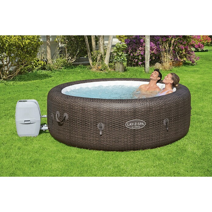 Bestway Lay-Z-Spa Außen-Whirlpool St. Moritz Air-JetØ x H: 216 x 71 cm, 1.190 l, Geeignet für: 7 Personen Use Shot