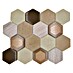 Mosaikfliese Hexagon HXN 77 