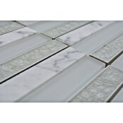Mozaïektegel (29,8 x 29,8 cm, Wit, Glanzend)