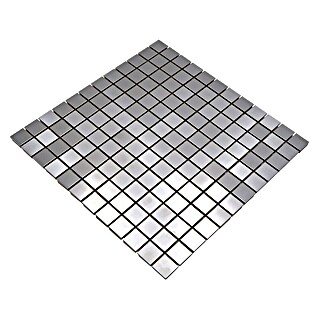 Mozaik pločica Quadrat XCE 23D (29,8 x 29,8 cm, Srebrne boje, Mat)