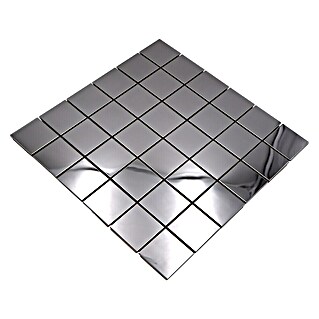 Mozaik pločica Quadrat XCE 48G (29,8 x 29,8 cm, Srebrne boje, Sjaj)