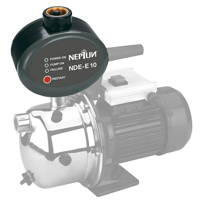 Neptun Durchflussschalter NDE-E 10Max. Druck: 10 bar Diagonal View