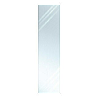 Espejo de pared PP (33 x 123 cm, Blanco)