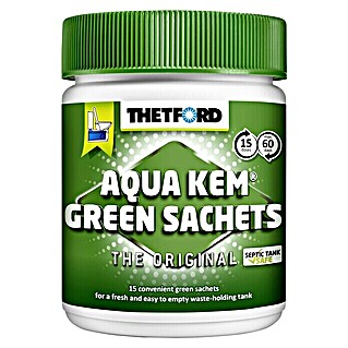 Thetford Toilettenzusatz Aqua Kem Green Sachets (15 Stk.)