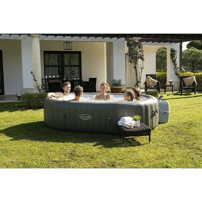 Bestway Lay-Z-Spa Außen-Whirlpool Mauritius Airjet270 x 180 x 71 cm, 1.370 l, Geeignet für: 5 - 7 Personen Use Shot