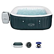 Bestway Lay-Z-Spa Mobil-Whirlpool Ibiza Air-Jet (L x B x H: 180 x 180 x 66 cm, Petrolblau, 778 l) | BAUHAUS