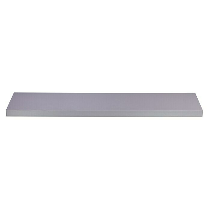 Storemax Wandschap zwevende plank (4,5 x 25 x 120 cm, Zilver, Belastbaarheid: 25 kg) | BAUHAUS