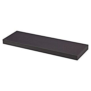 Storemax Wandschap zwevende plank (80 x 25 x 4,5 cm, Antraciet, Belastbaarheid: 25 kg)