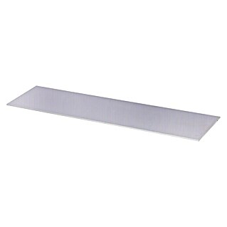 Storemax Legplank aluminium (l x b x h: 60 x 15 x 4 cm, Zilver)