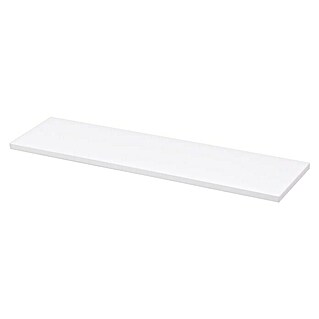 Storemax Wandschap zwevende plank (60 x 15 x 1,2 cm, Wit)