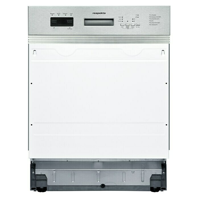 Respekta Küchenzeile KB310WWC (Breite: 310 cm, Mit Elektrogeräten, Weiß)