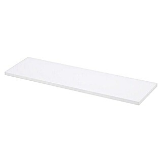 Storemax Wandschap zwevende plank (80 x 23 x 1,8 cm, Wit)