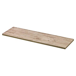 Storemax Wandschap zwevende plank (80 x 23 x 1,8 cm, Eikenhout)