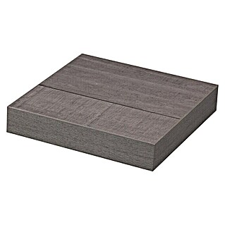 Storemax Wandschap zwevende plank (25 x 25 x 4,5 cm, Grijs, Belastbaarheid: 20 kg)