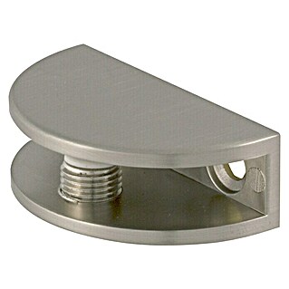 Storemax Bevestigingsclips Vero Rondo voor wandplanken (Rvs-look, Wandmontage, Belastbaarheid: 10 kg)