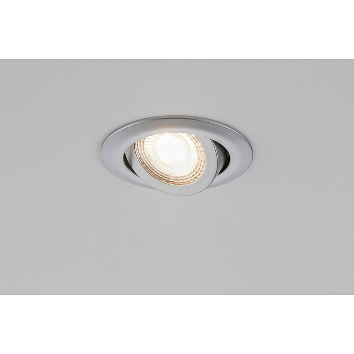 Paulmann LED-Einbauleuchten-Set (6 W, Chrom, 3 Stk., Warmweiß, 8,2 cm) |  BAUHAUS