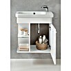 Camargue Faro Mini Badmöbel-Set (Gesamtbreite Badmöbel: 55 cm, Weiß, Glänzend, 3 -tlg.) | BAUHAUS