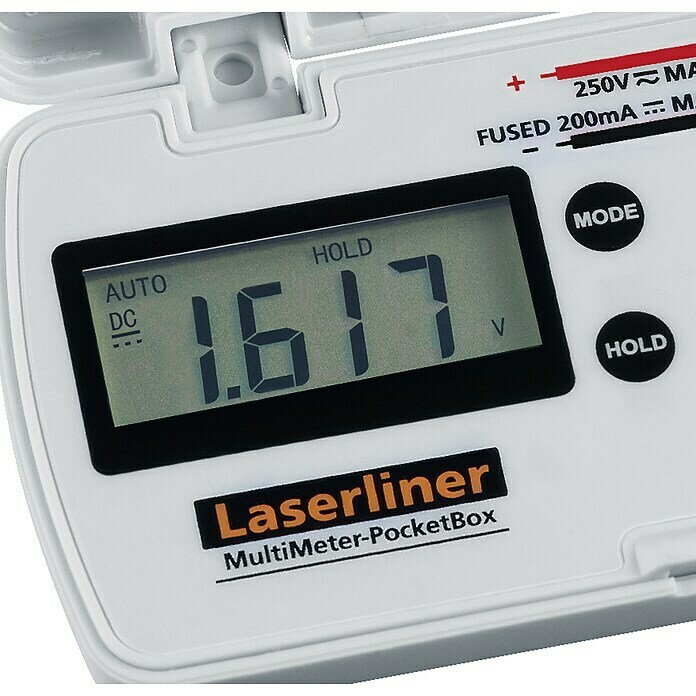 Laserliner Digital-Multimeter MultiMeter PocketBox (Messbereich