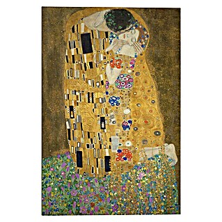 Decoratief paneel (Gustav Klimt - The Kiss, b x h: 60 x 90 cm)