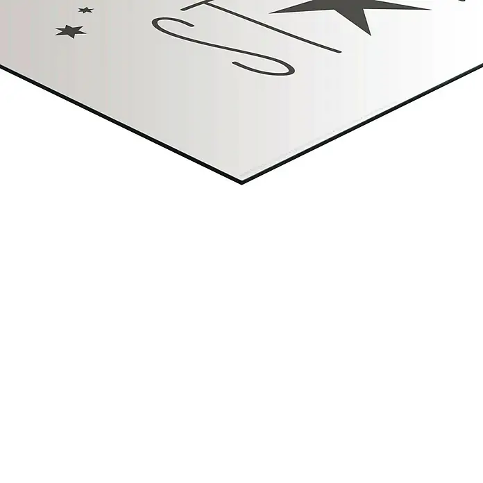 Reinders Decopanel - Twinkle Twinkle little Star, B x H: 30 x 30 cm - Die Kunstwerk-Leinwand mit Sternen und Schriftzug verleiht jedem Raum eine stilvolle Note und ist ein echter Blickfang.