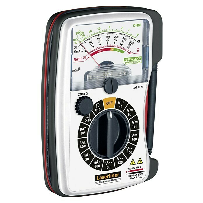 Laserliner Analog-Multimeter Home (12 V - 300 V) | BAUHAUS