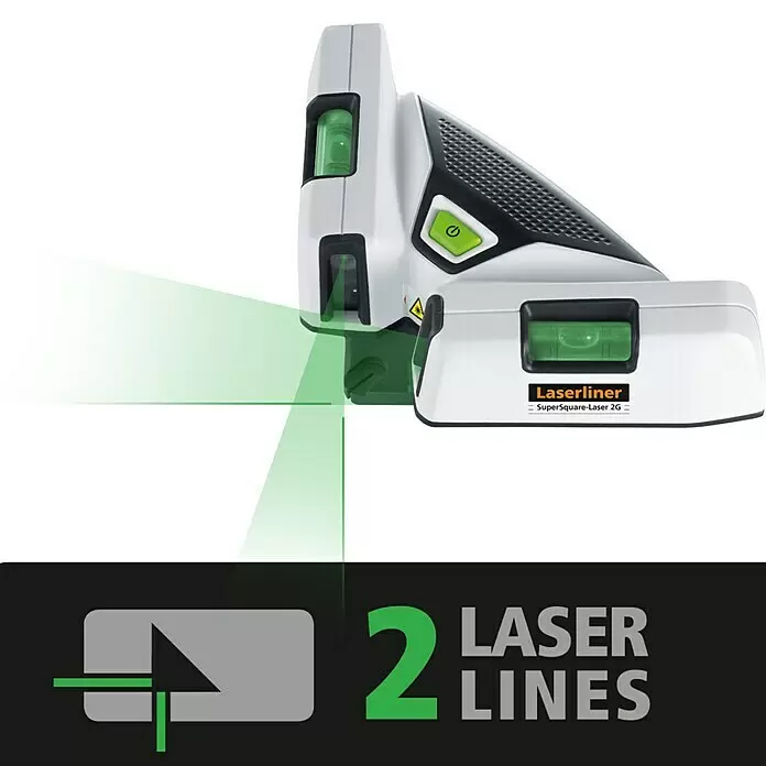 Laserliner Linienlaser SuperSquare 2GMax. Arbeitsbereich: 40 m, Messgenauigkeit: 0,5 mm/m