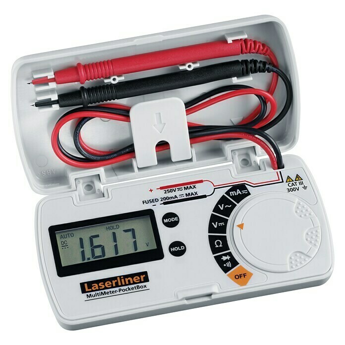 Laserliner Digital-Multimeter MultiMeter PocketBox Diagonal View