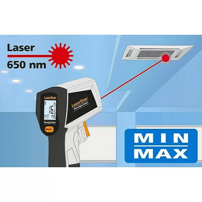Laserliner Temperaturmessgerät ThermoSpot Pocket - -40 °C - 400 °C - Anwendungsbeispiel