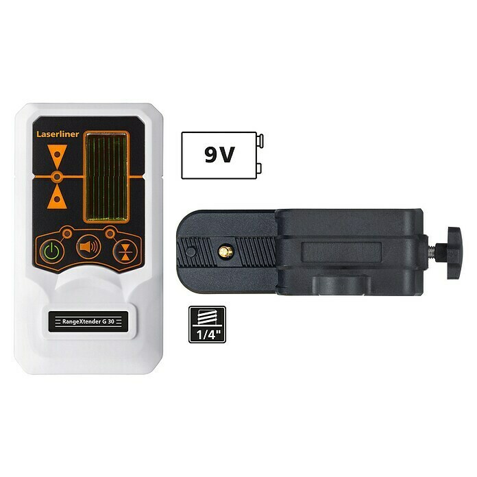 Laserliner Laserempfänger RangeXtender G 30Max. Arbeitsbereich: 30 m Front View