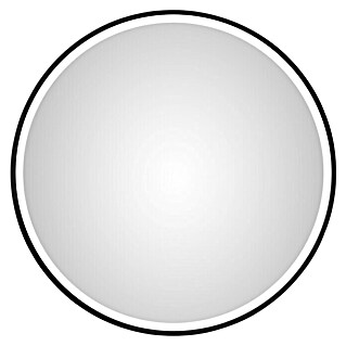 DSK Lichtspiegel Desire (Durchmesser: 55 cm, Schwarz, Leuchtmittel)