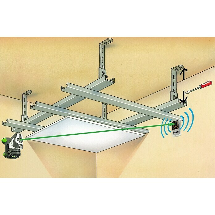 Laserliner Kreuzlinienlaser SuperCross-Laser 2GP (Max. Arbeitsbereich: 40 m) | BAUHAUS