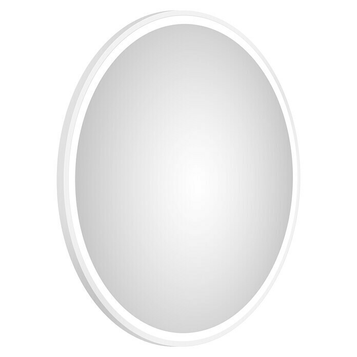 Specchio con luce Desire bianco opaco