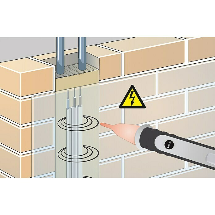 Laserliner Kontaktloser Spannungsprüfer ActiveFinder24 V - 1.000 V Sketch